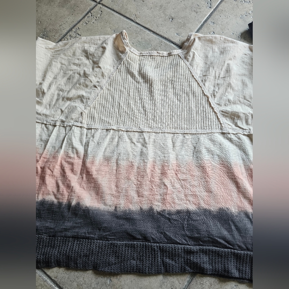 Oversized Tie dye sweater off the shoulder - Picture 11 of 16